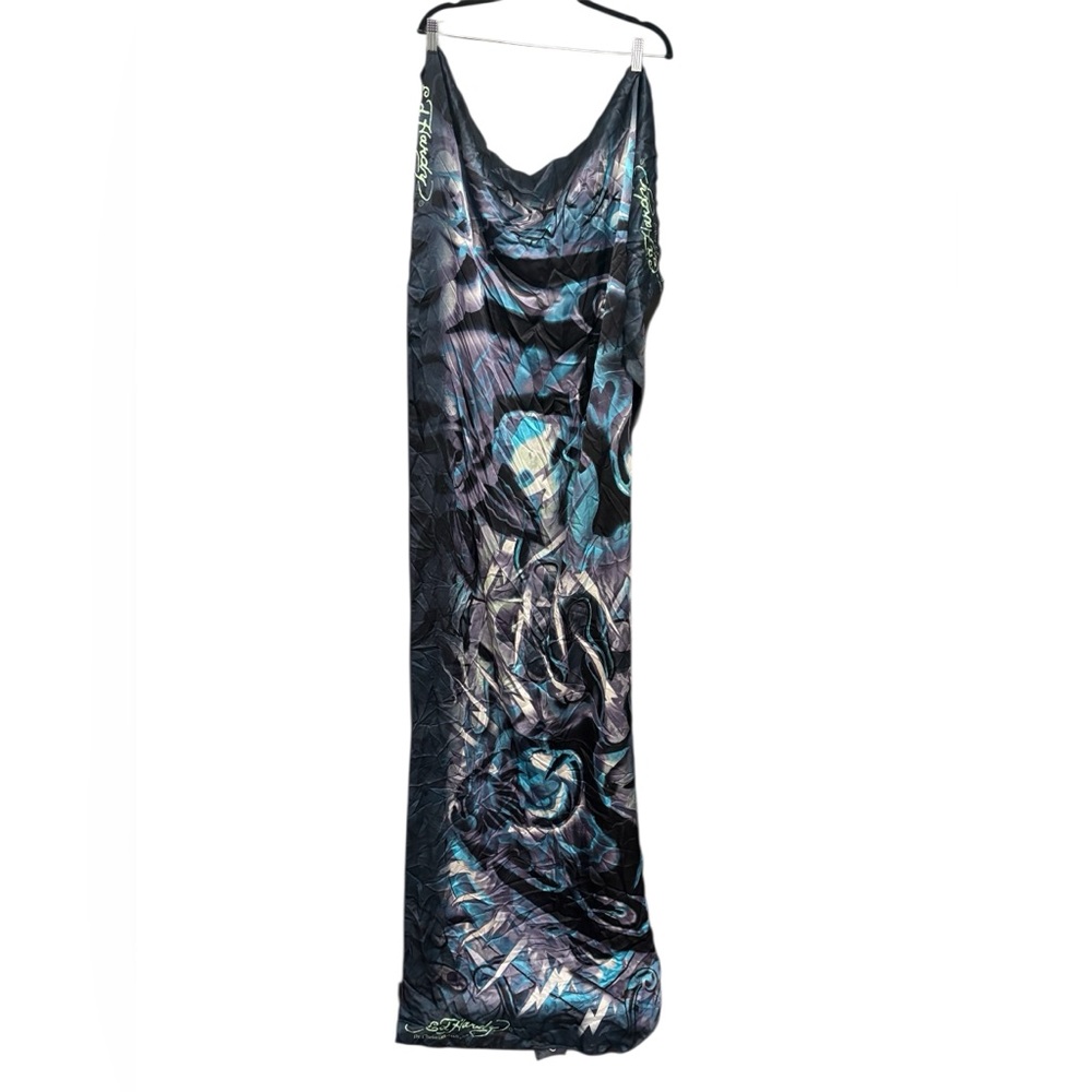 Ed Hardy Silk Panther Scarf